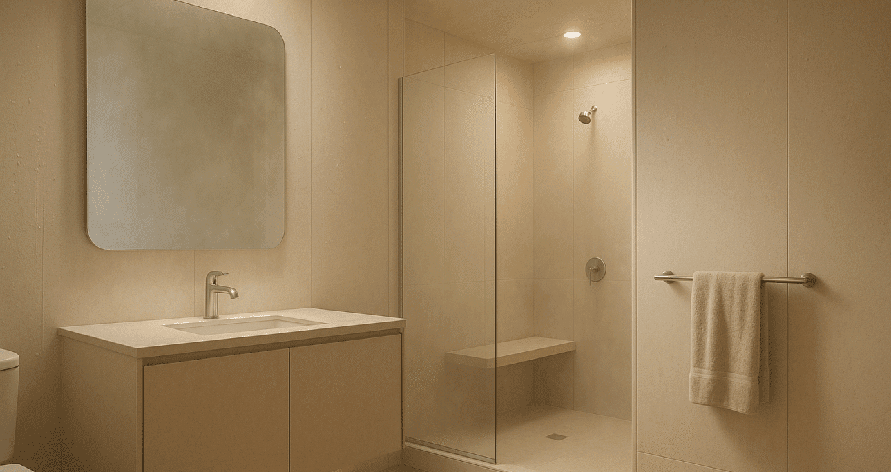 The Unsung Strength of HPL: Dimensional Stability in Bathroom Humidity