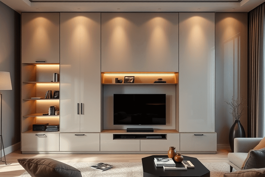 Smart Storage Tricks Behind Stylish Media Units