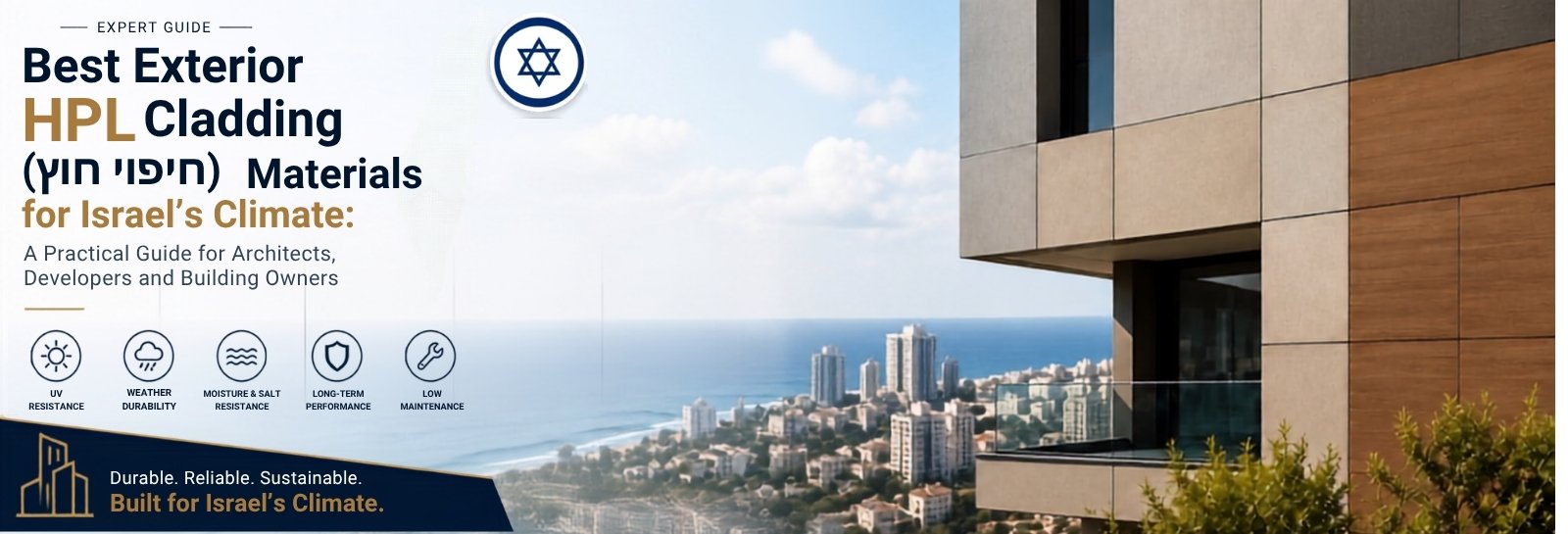 Exterior HPL Cladding for Israel’s Climate